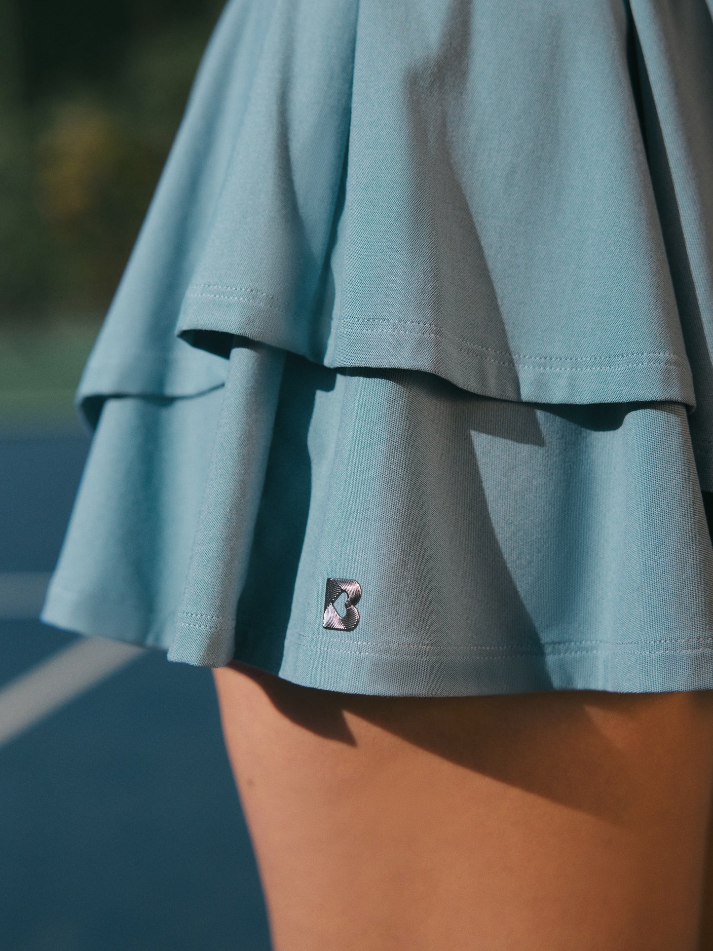 Sporting half-length skirt tennis short skirt