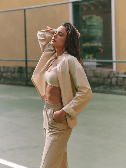 zip-up jacket
