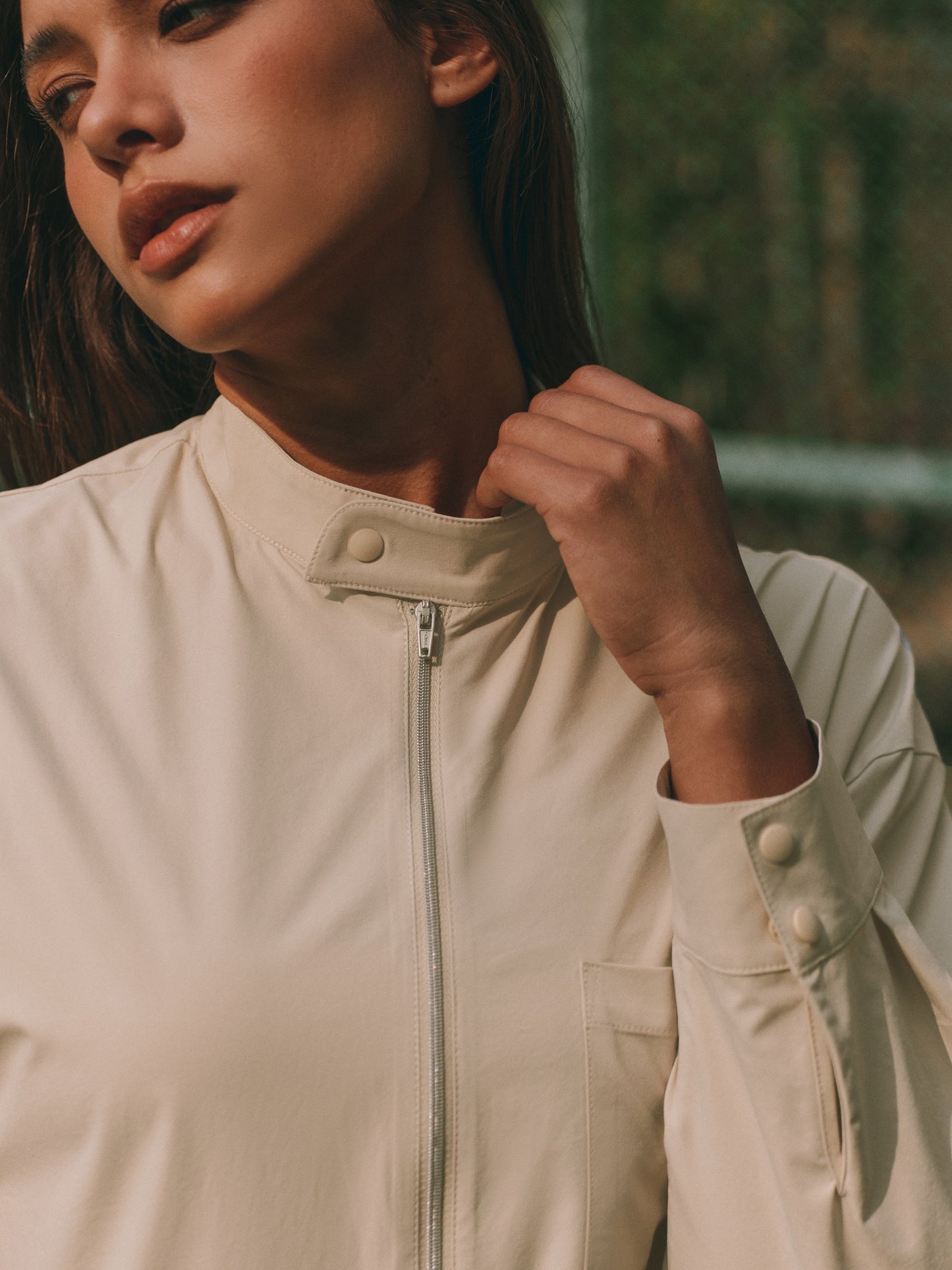 zip-up jacket