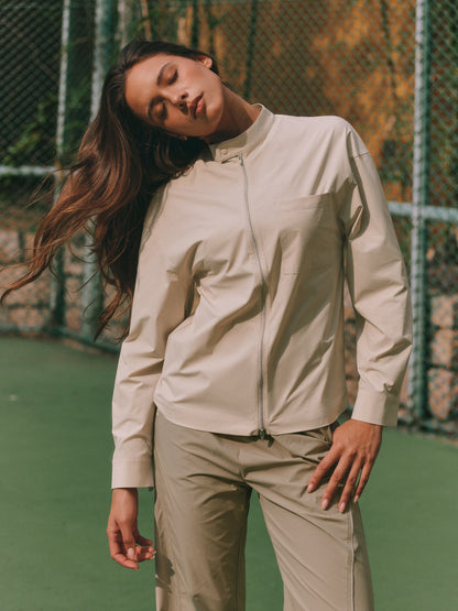 zip-up jacket
