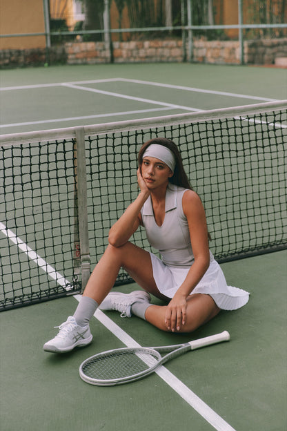 Solid sports skirt