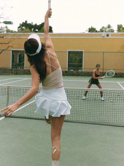 Fitness pleated skirt