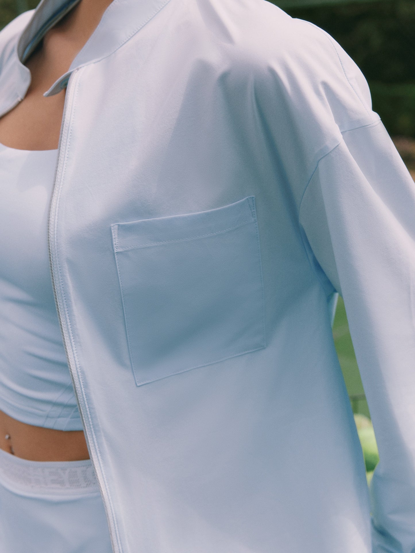 zip-up jacket