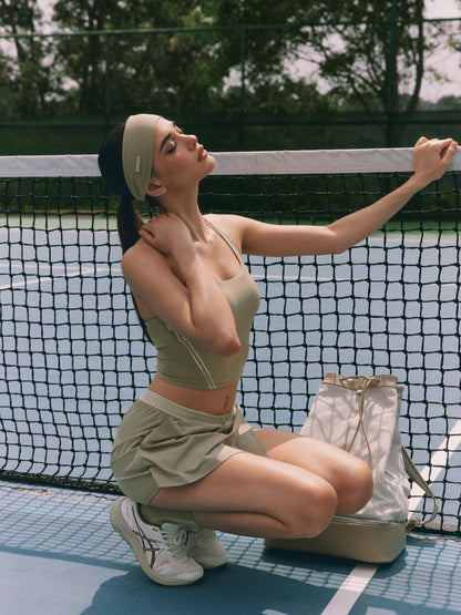 Halter neck workout tank top