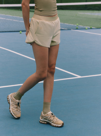 Relaxed-fit stretch athletic shorts