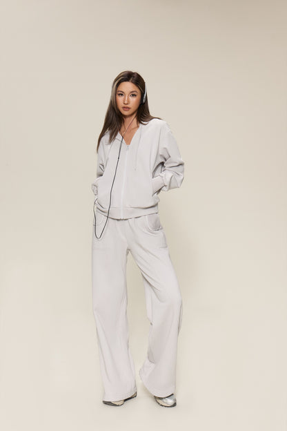 Pantalon de sport urbain taille haute
