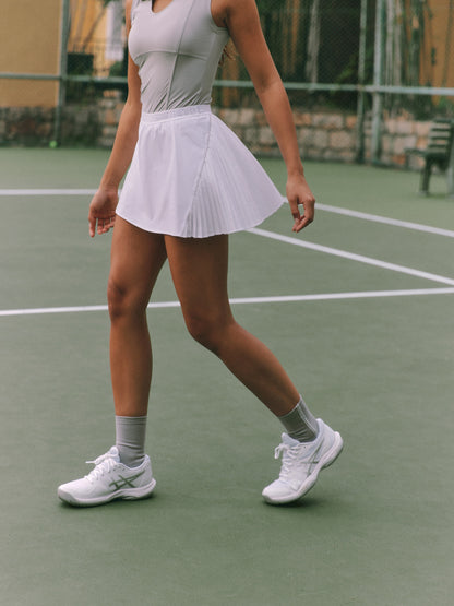Solid sports skirt