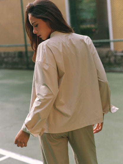 zip-up jacket