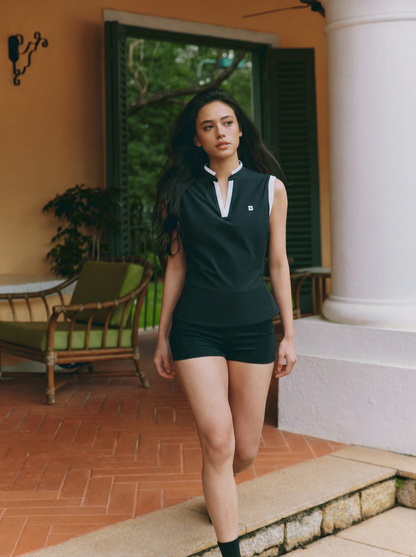 High-elasticity slim-fit badminton shorts